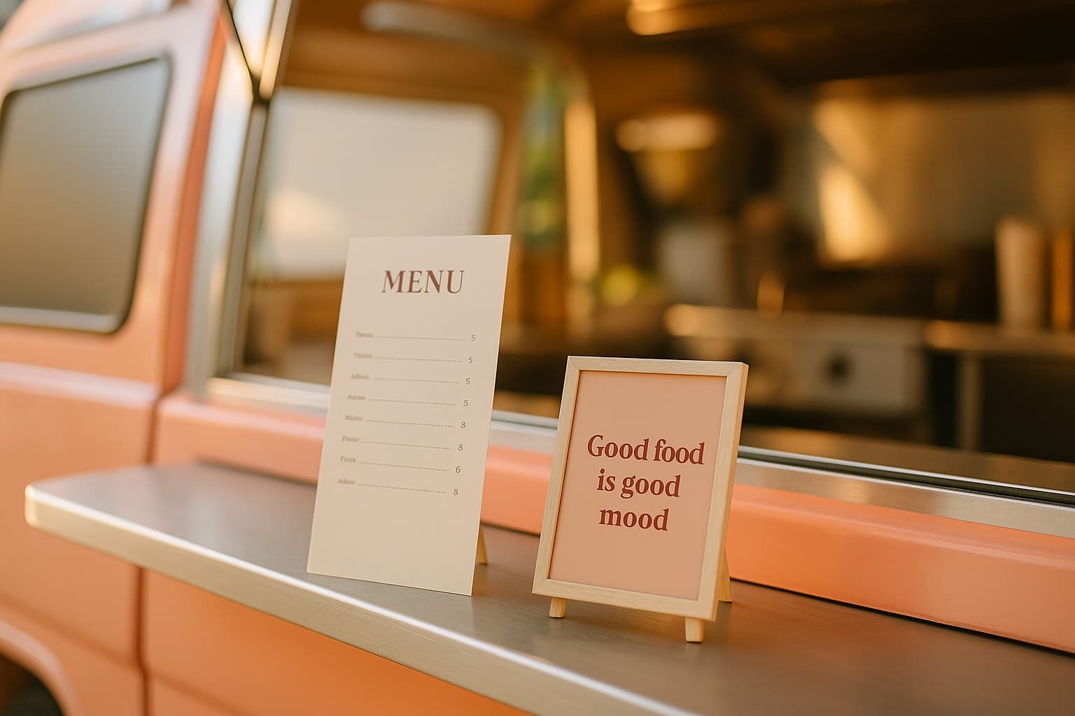 Food truck at an event