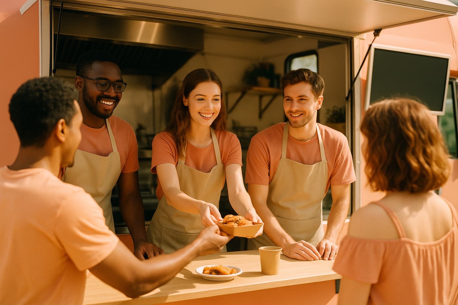 Food truck at an event