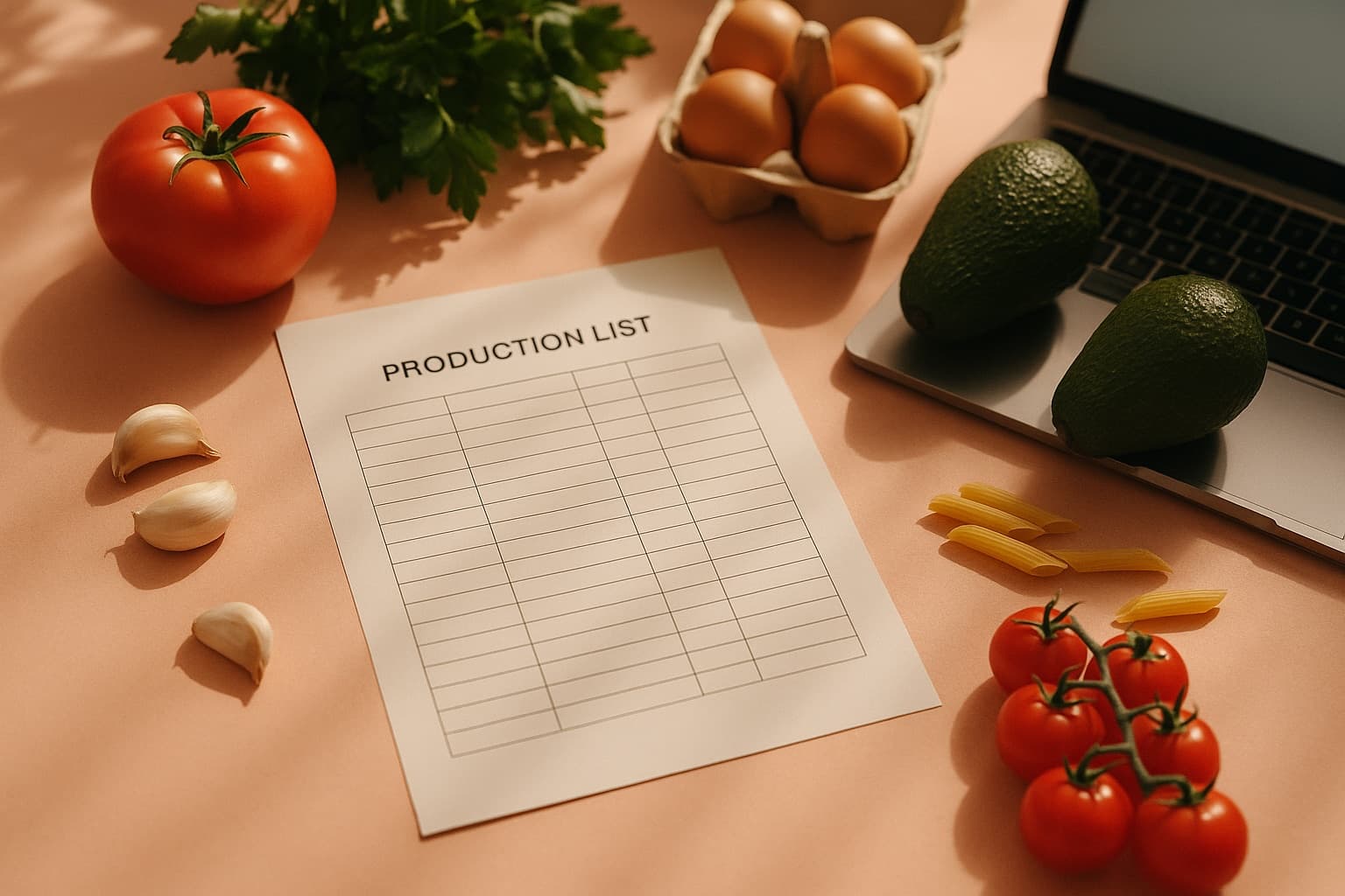 Küchen- und Produktionsplanung für Events