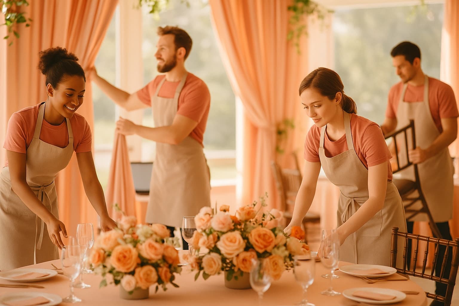 Event venue management and room booking