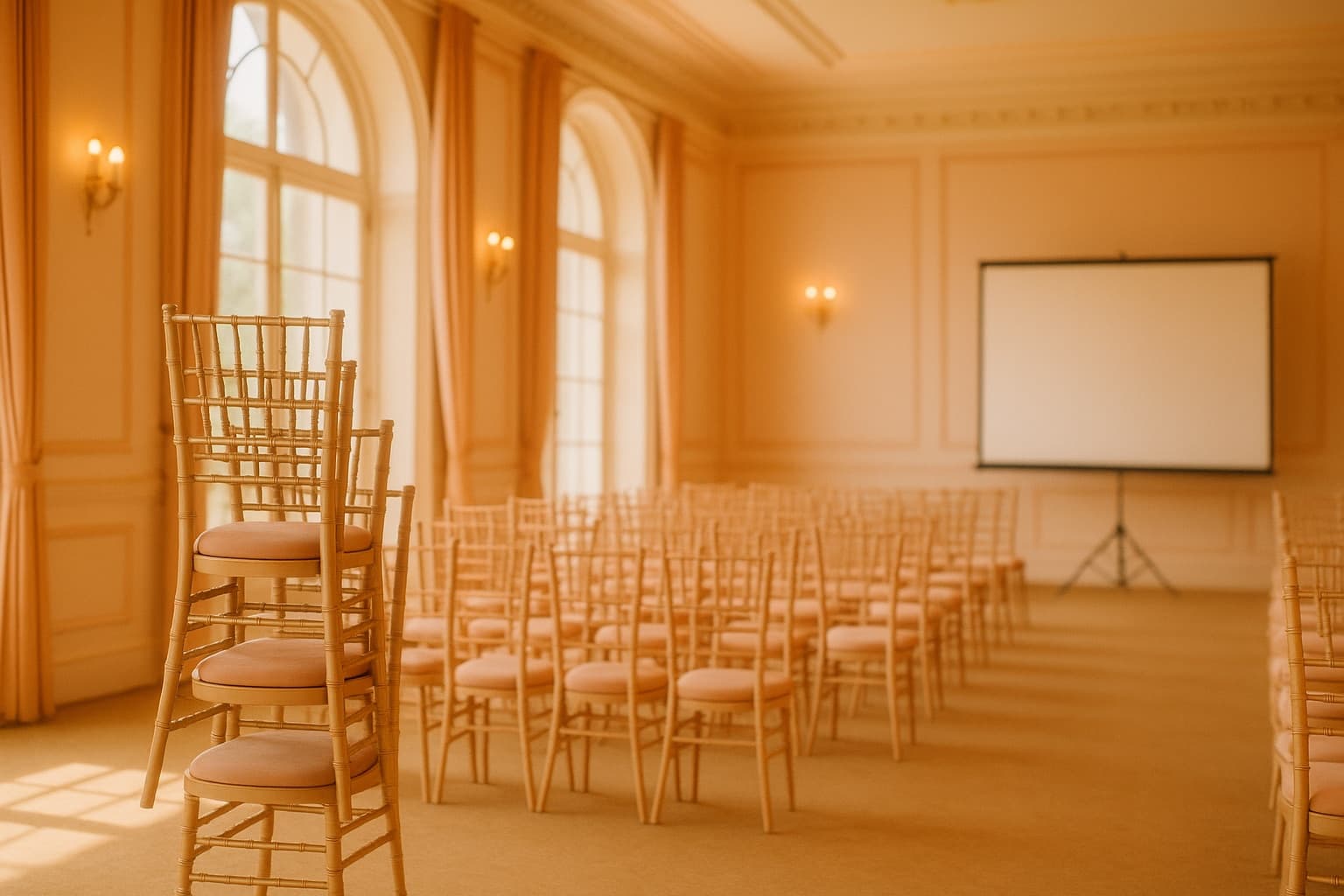 Event venue management and room booking