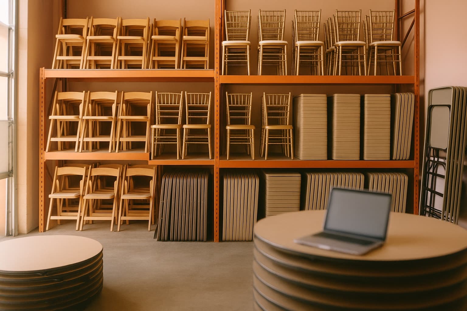 Eventverleih und Materialdisposition