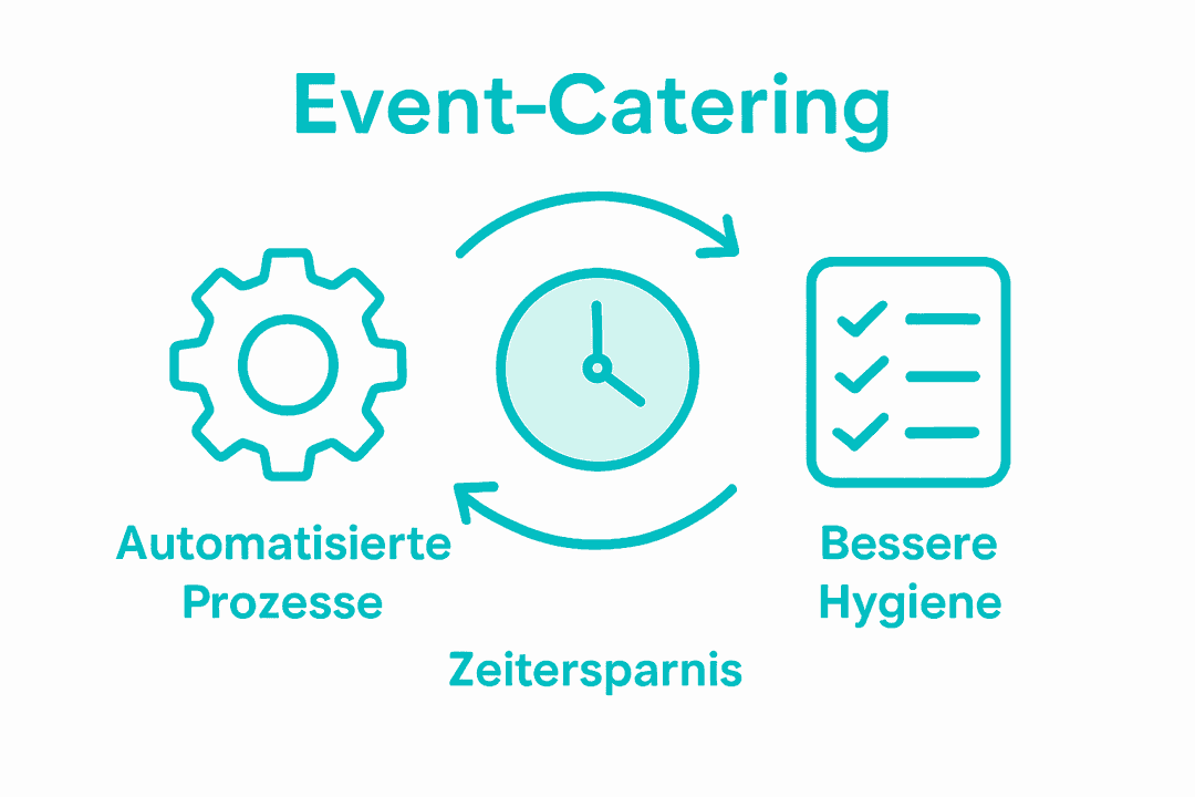 Übersicht der wichtigsten Vorteile durch automatisiertes Catering