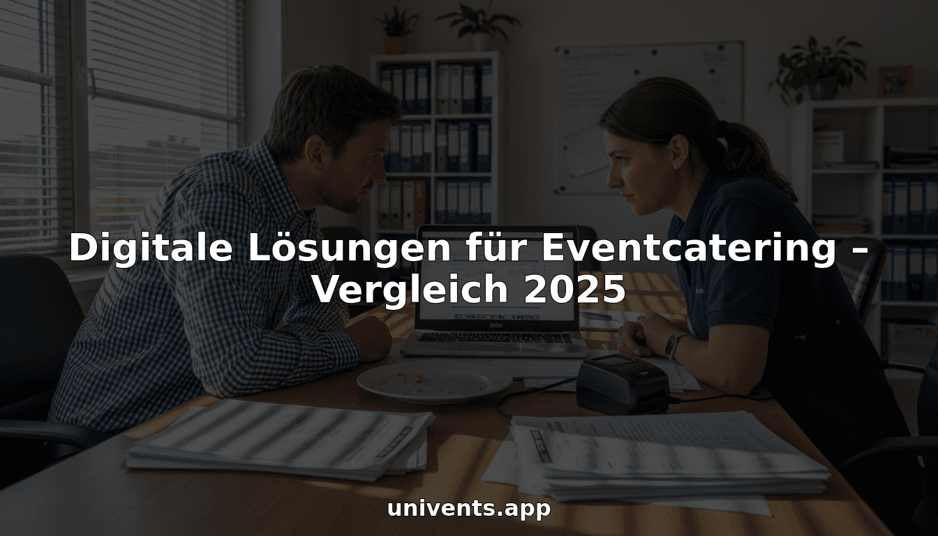 Digitale Lösungen für Eventcatering – Vergleich 2025