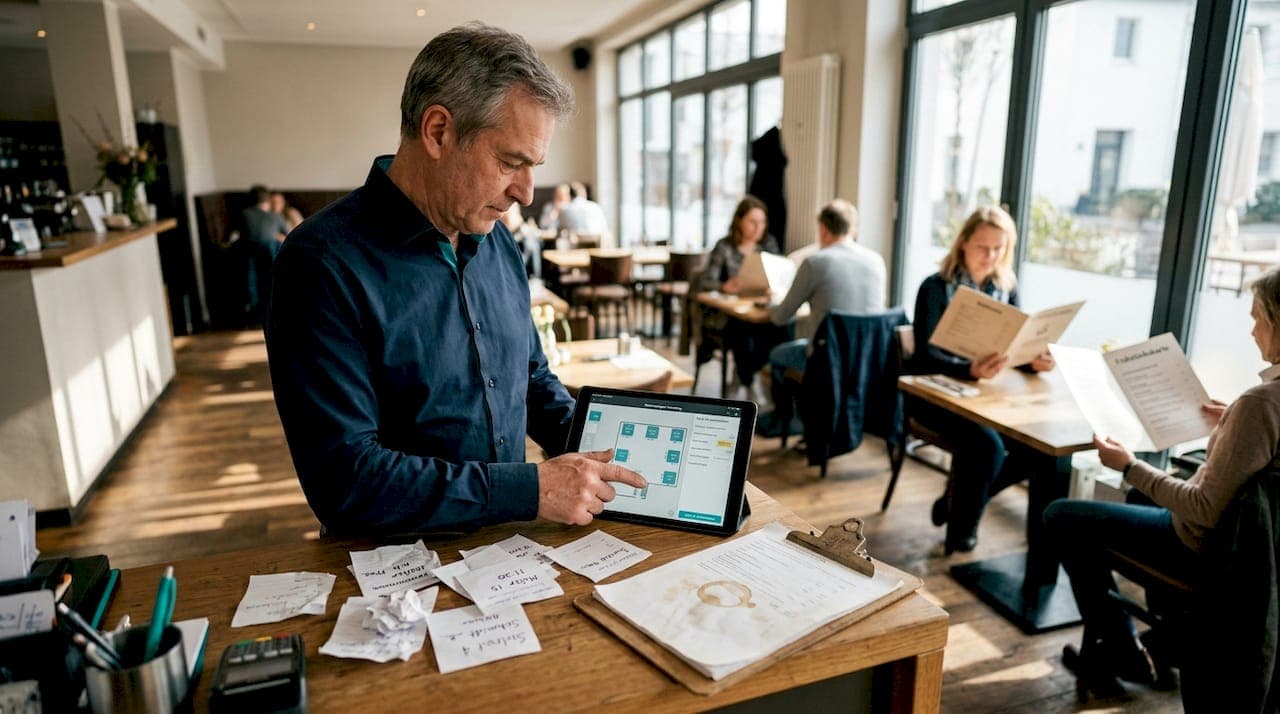 Digitalisierung im Gastgewerbe: 70% weniger Aufwand