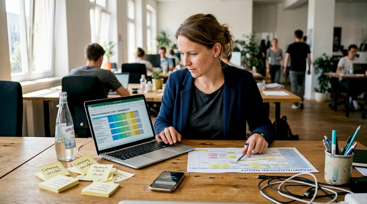Automatisierte Produktionslisten: Effizienz-Booster für Eventprofis