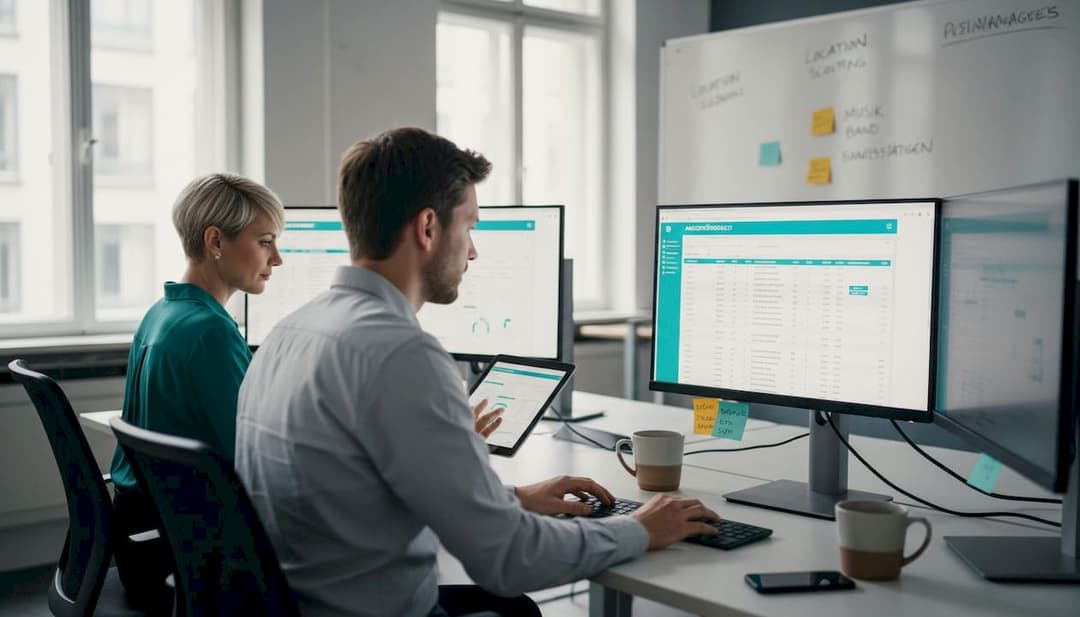 Unser Team arbeitet flexibel und digital in einem modernen, offenen Büro – der ideale Ort für Zusammenarbeit und Austausch.