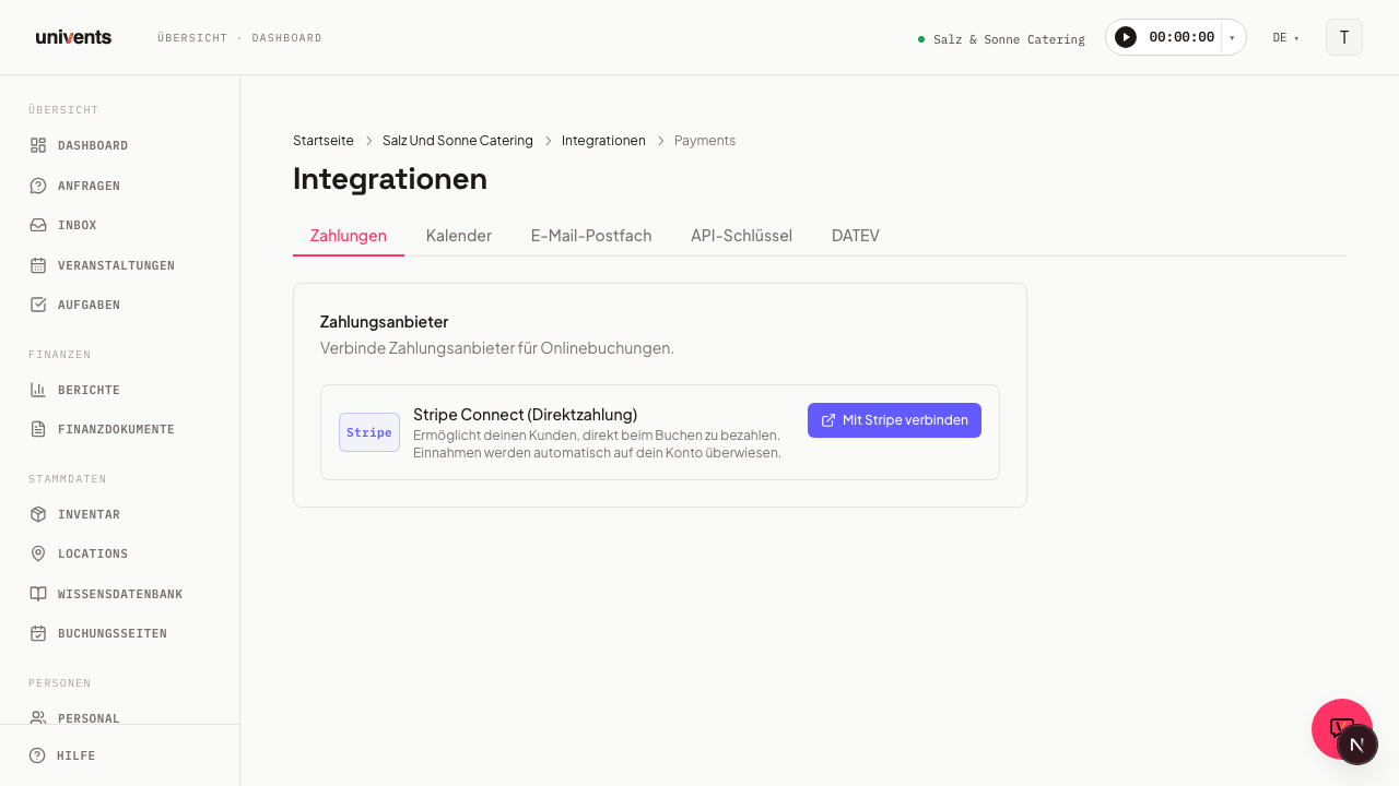How do I connect my lexoffice account?